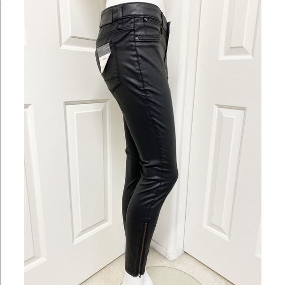 Henry and Belle Skinny Ankle zipper Coated jean - Picture 3 of 6